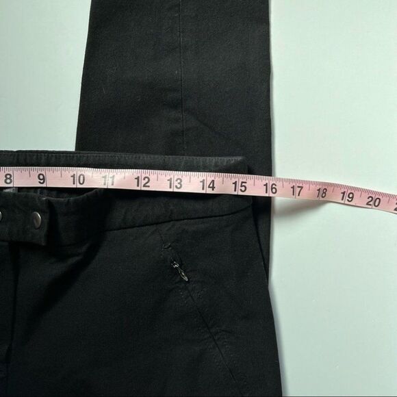 Theory Adalwen Jetty Black Slacks Size 6 - Picture 4 of 9